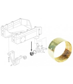 3016-ON23Tulejka zawieszenia osi 109,8x116,1x55mm ,3384406M1, 