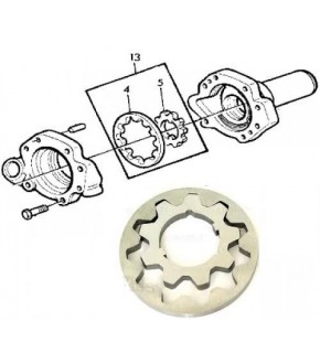 1018-HY50 Koła zębate pompy skrzyni 10mm John Deere,AL39778