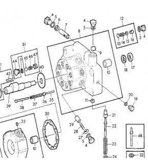 1018-HY52 Oring wałka pompy hydraulicznej John Deere,R39182, R63605,