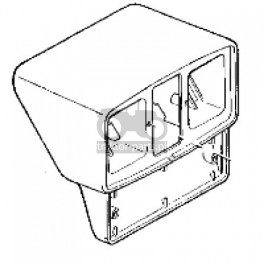 1020-KA57P Panel lampy tylnego błotnika prawy John Deere,AL32070, L56906